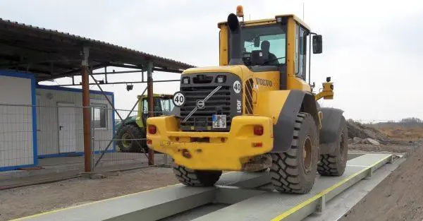 Stahl Fahrspur-Fahrzeugwaage, 6x3m, Wiegebereiche bis 30t