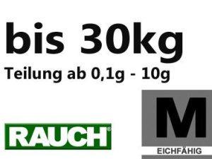 bis 30 kg eichfähig