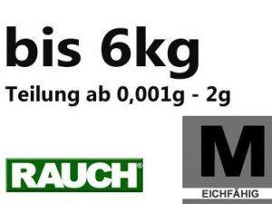 bis 6 kg eichfähig