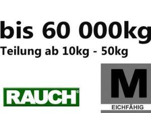 bis 60.000 kg eichfähig